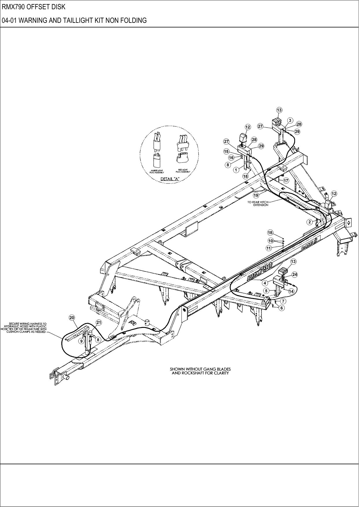 RMX790 OFFSET DISK PARTS